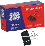 Kapëse metali M&G, 32 mm, 12 copë, të zeza Kapëse metali M&G, 32 mm, 12 copë, të zeza