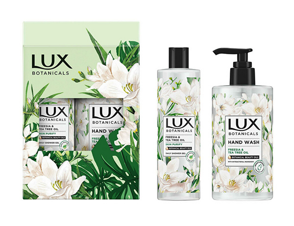 Set për trup Lux Freesia, Xhel dushi 500 ml + Sapun i lëngshëm i duarve 400 ml