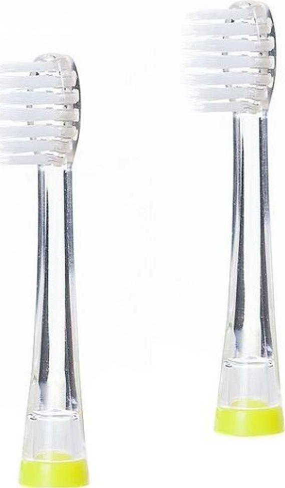 Koka për furçë dhëmbësh Brush-baby KidzSonic, 2 copë, transparente