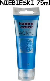 Bojë akrilik Happy Color, 75ml, e kaltër