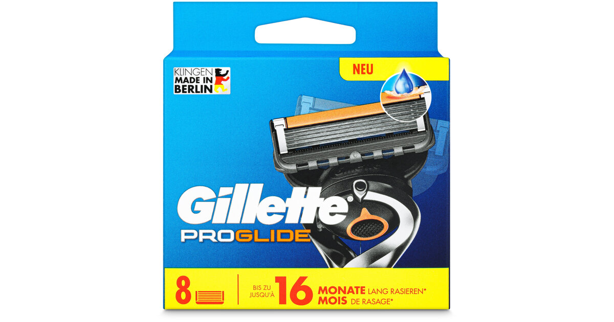 Brisk rroje Gillette ProGlide për meshkuj, 8 copë