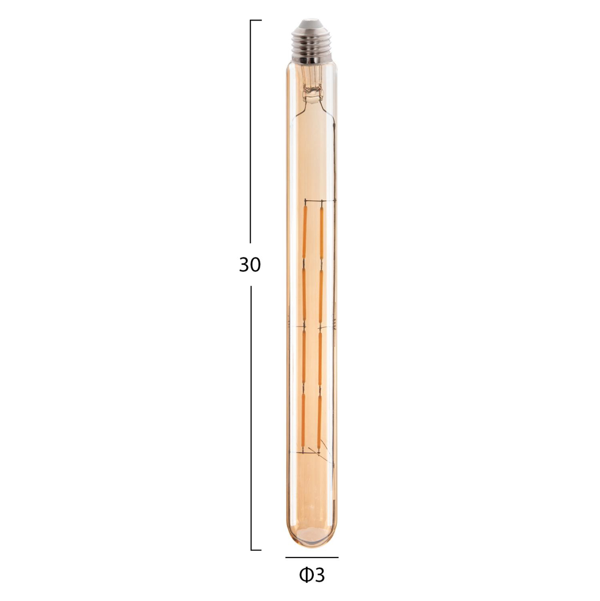 Poç drite LED Filament 8W E27 3000K Dimmable (HM4191), ari