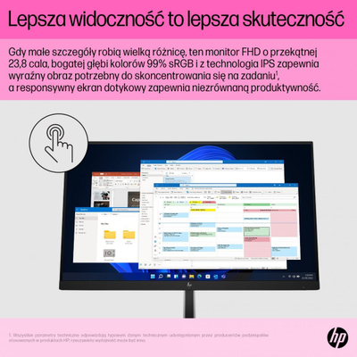 Monitor HP E24T G5, 23.8'', Full HD, i zi