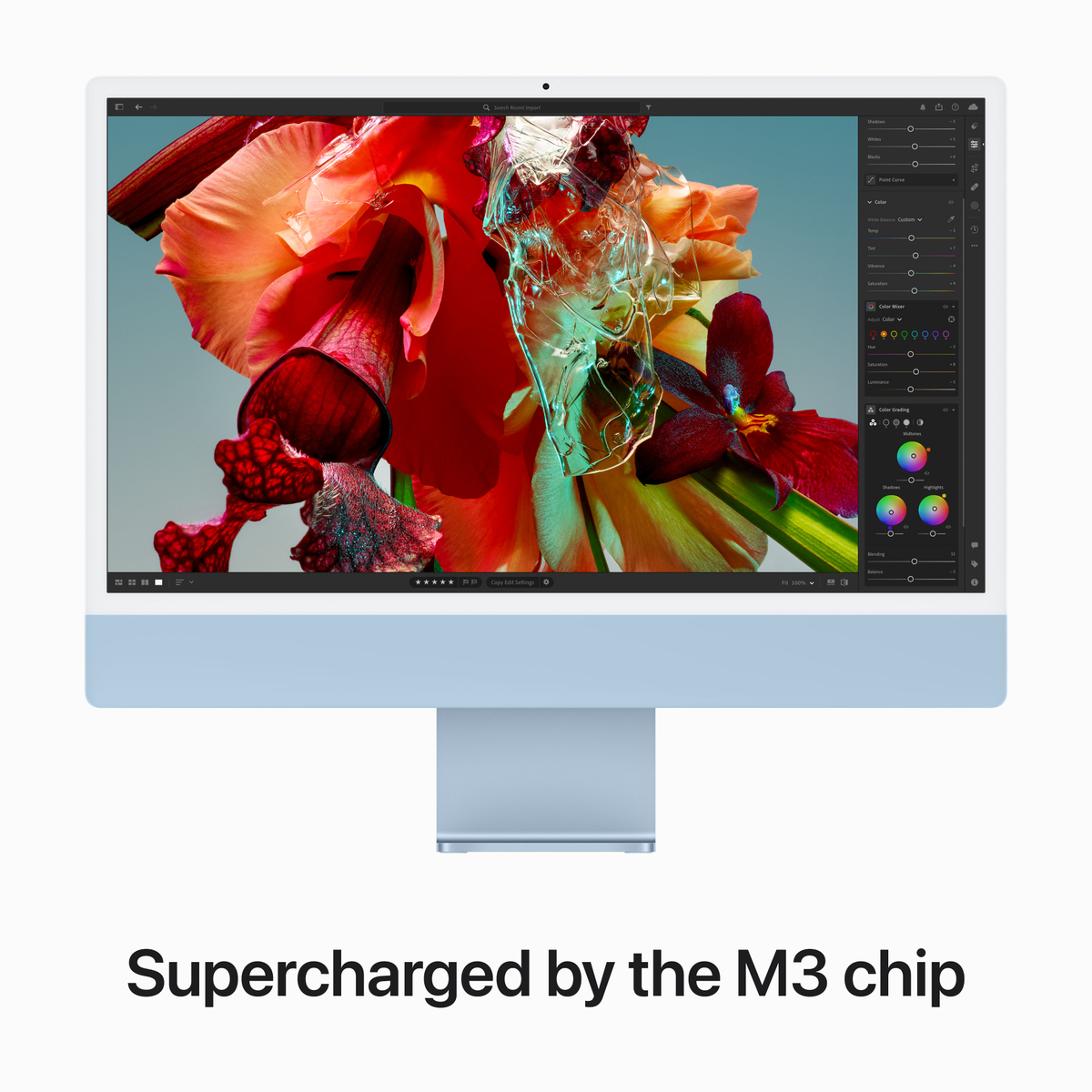 Apple iMac 24", M3 8-core, 8GB, 512GB, 10-core GPU, Blue