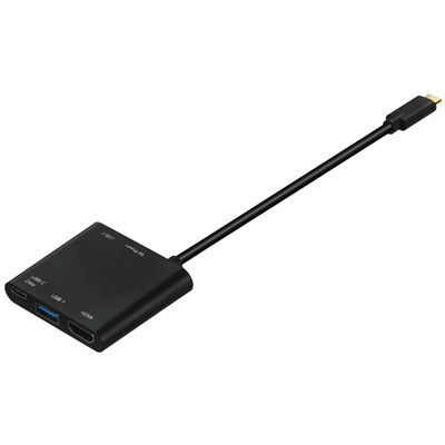 Konvertues Hama Multiport 4në1, 2x USB 3.1, HDMI dhe USB-C (data), 135729