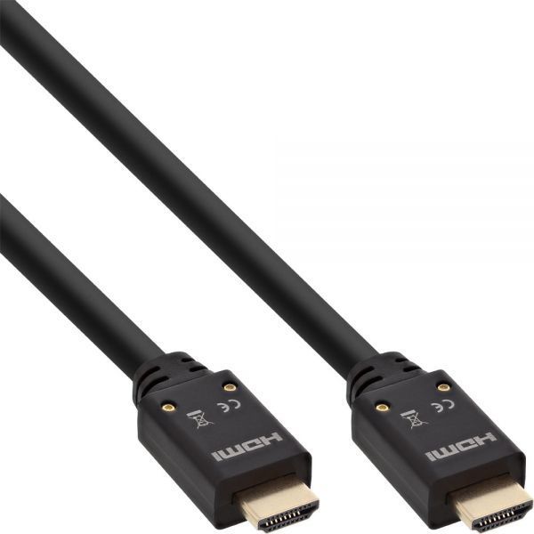 Kabllo HDMI InLine	(17510B), 10 m, e zezë