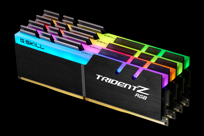 меморија  G.Skill Trident Z RGB, DDR4, 32 GB, 3200 MHz, CL16, F4-3200C16Q-32GTZR
