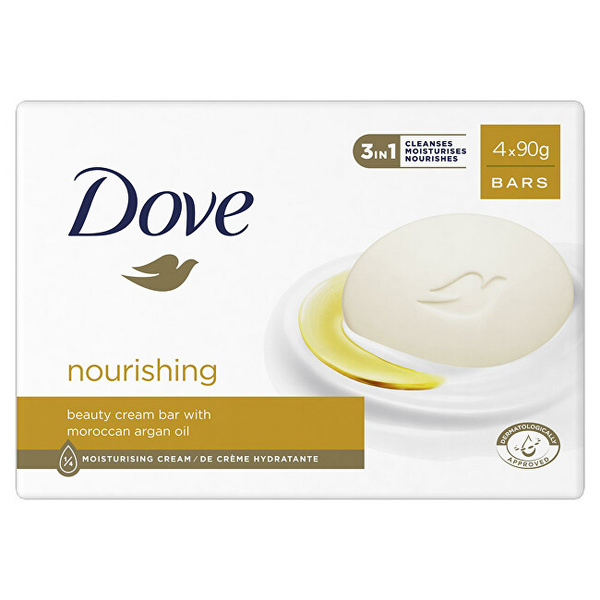 Sapun Dove Argan Oil, 4 x 90 g