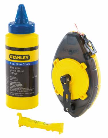 Set vijëzues 30m + enë me pluhur + nivelues Stanley Power Winder