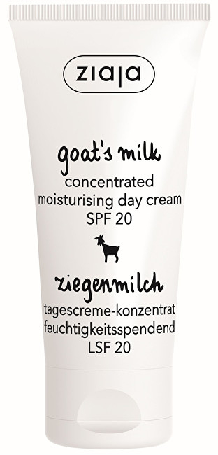 Krem për fytyrë dite Ziaja SPF 20 Goat's Milk, 50 ml