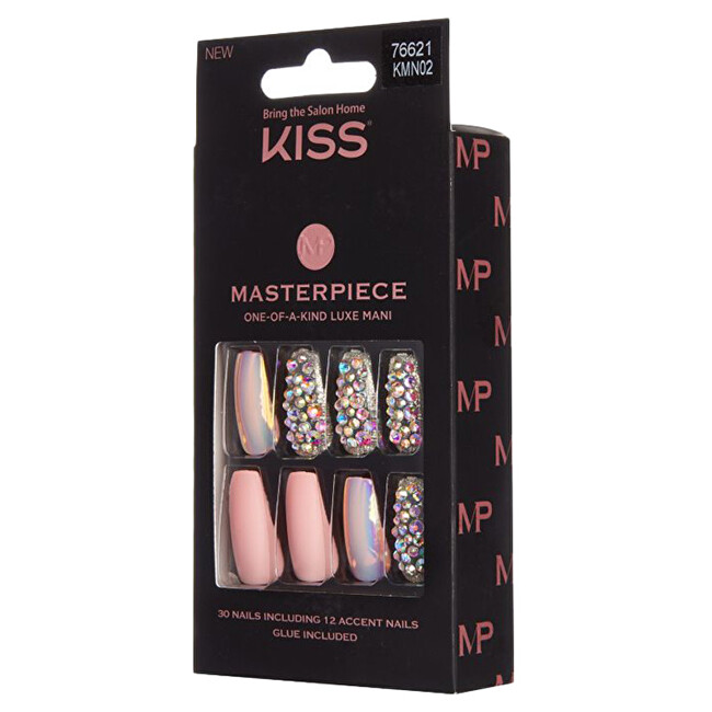 Самолепливи нокти Kiss Masterpiece Nails Everytime I Slay, 30 парчиња