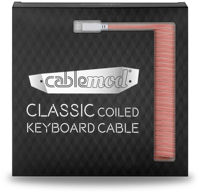 Kabllo spirale CableMod Classic, USB-C/USB-A, 1,5m, e portokalltë