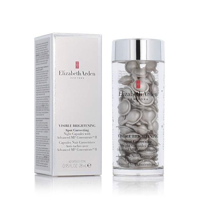 Serum nate në kapsula ndaj njollave të pigmentit Elizabeth Arden Visible Brightening Spot Correcting Night Serum in Capsules kDKR10083, 60 copë Serum nate në kapsula ndaj njollave të pigmentit Elizabeth Arden Visible Brightening Spot Correcting Night Serum in Capsules kDKR10083, 60 copë