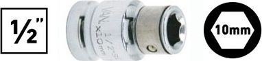 Përshtatës për shpues Jonnesway 1/2" to 10mm