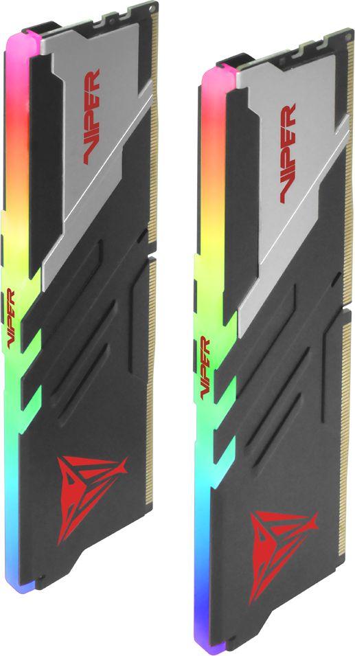Memorie Patriot Viper Venom RGB, DDR5, 32 GB, 6200 MHz, CL40, PVVR532G620C40K