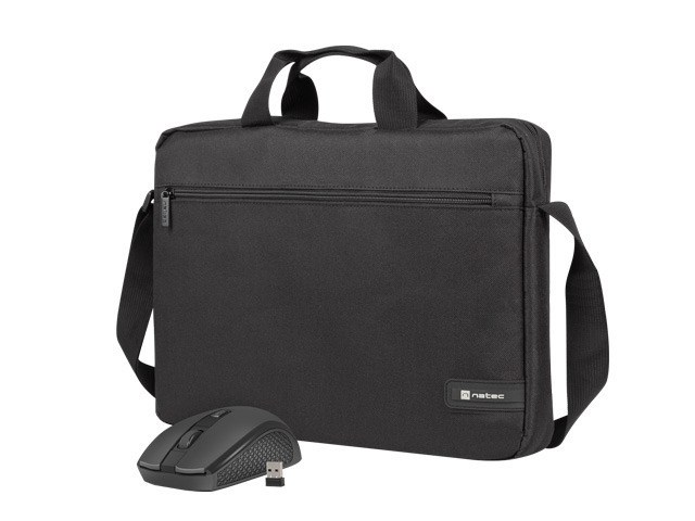 Çantë për laptop Natec WALLAROO 2, 15.6", e zezë