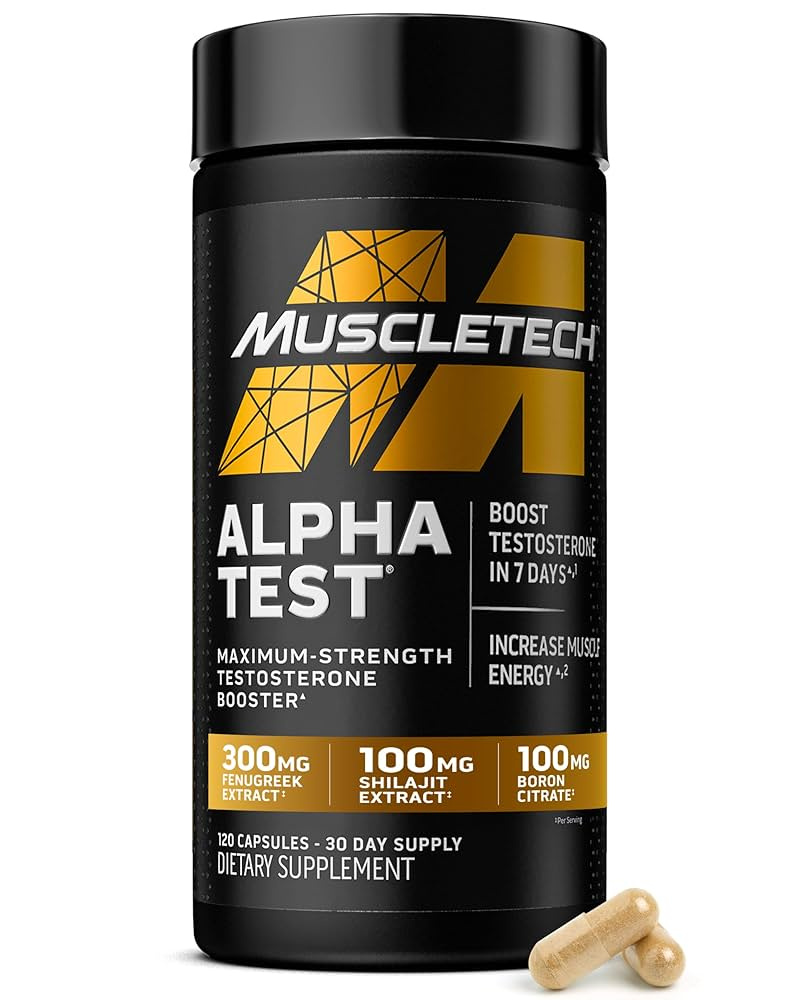 Suplemente Muscletech Alpha Test, 120 tableta