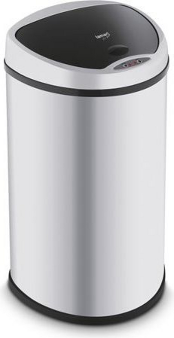 Shportë mbeturinash me sensor Lamart LT8045, 58 l, e argjendtë / zezë
