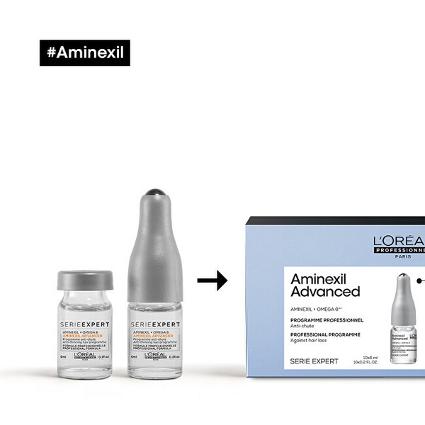 Set kujdesi për flokë L´Oréal Professionnel Expert Aminexil Advanced Series, 42 x 6 ml