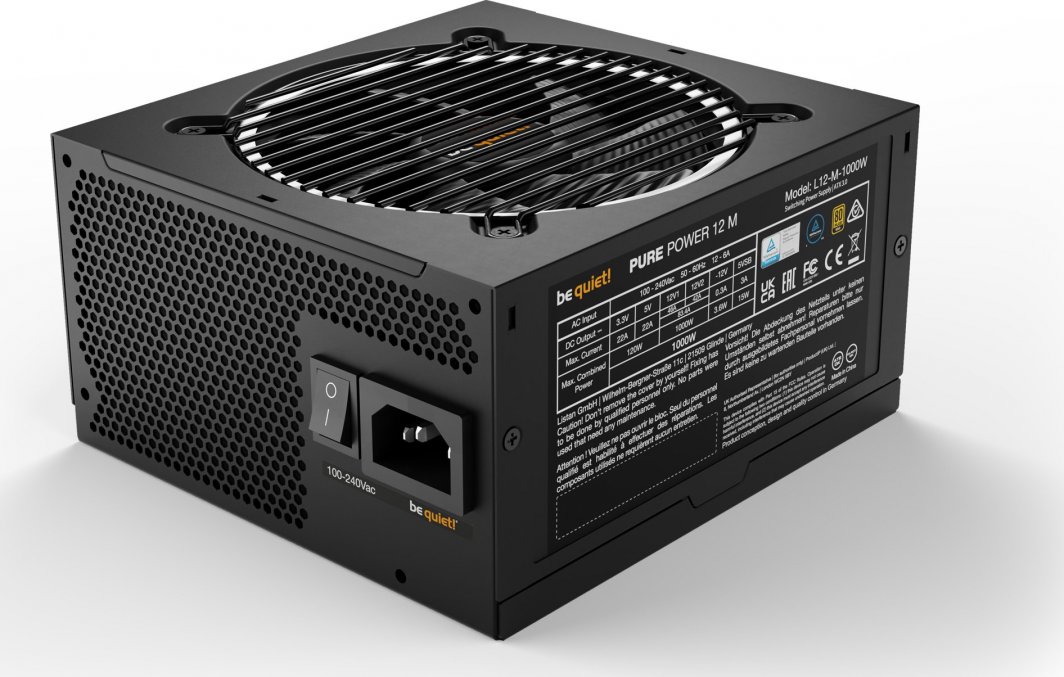 Burim energjie Be quiet Pure 12M, 1000W