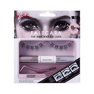 Set për qerpikë Kiss, Falscar Eyelash, qerpikë fallco + ngjitës 9 g + aplikues për qerpikë