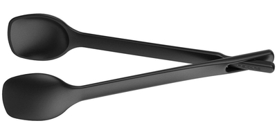 Lugë Fiskars, për sallatë, zezë