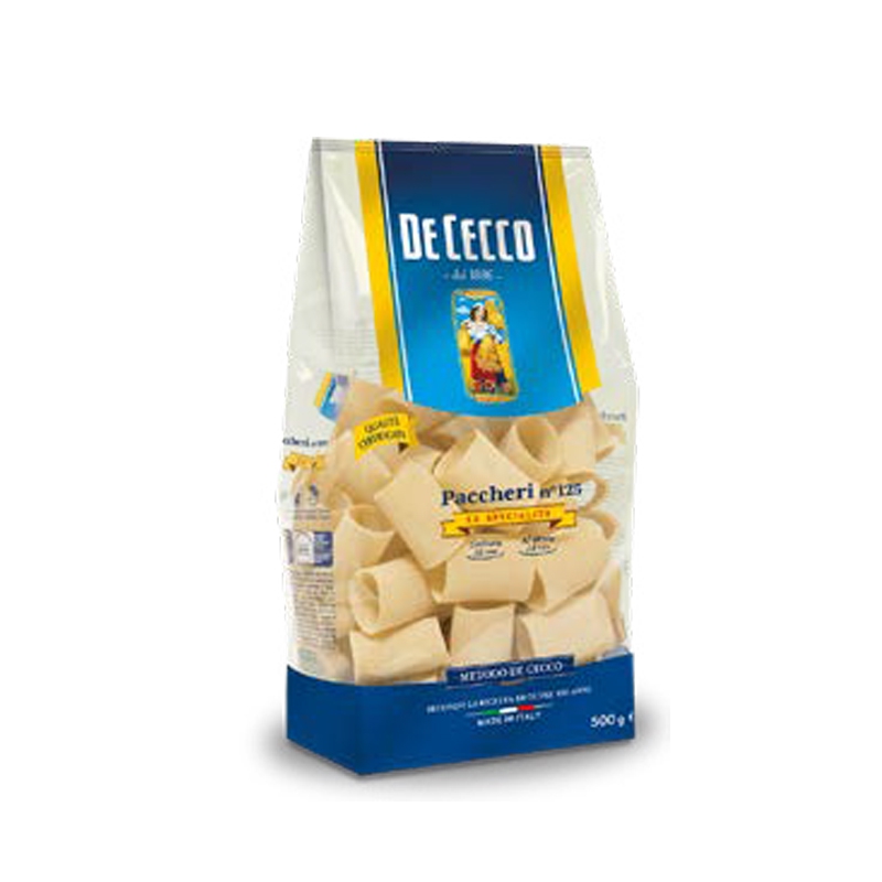 Makarona De Cecco Paccheri n°125, 500 gr
