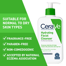 Pastrues hidratues CeraVe, për lëkurë normale në të thatë, 473 ml