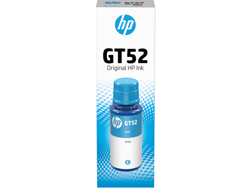 Ngjyrë për printer HP GT52 Ink Bottle, Cyan