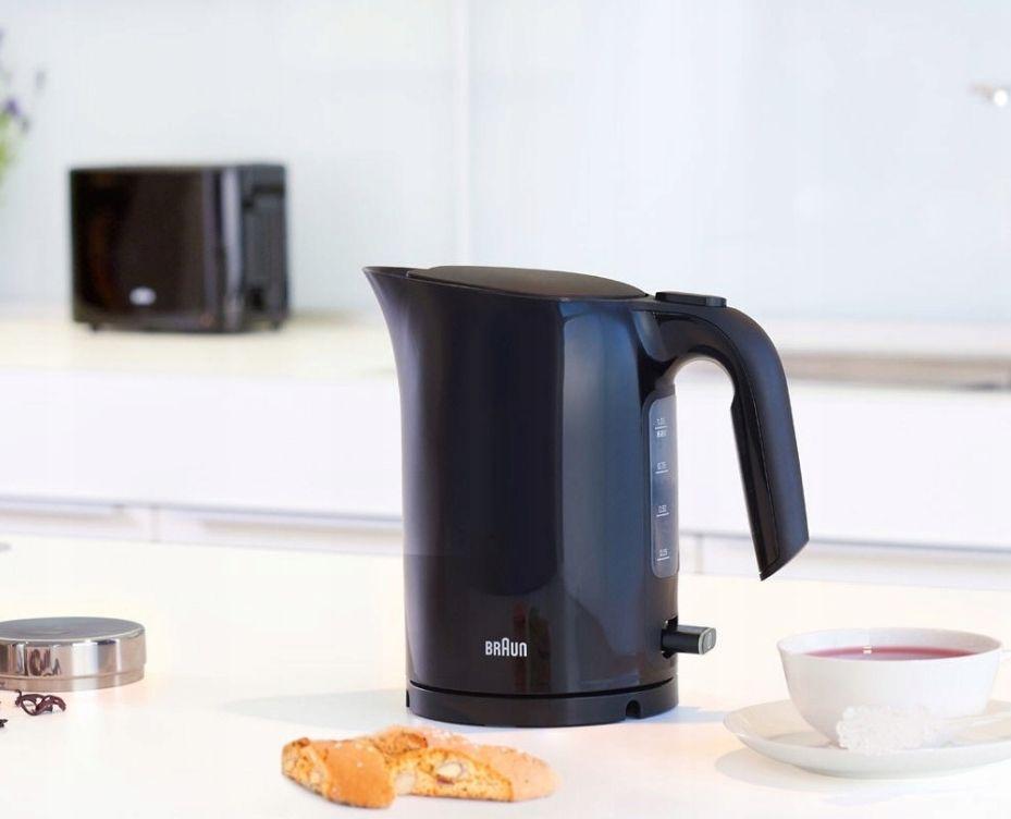 Ibrik elektrik Braun WK3000BK, 1 L, i zi