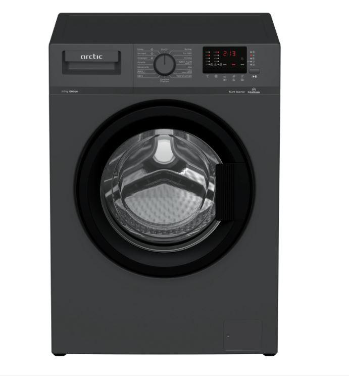 Lavatriçe slim Arctic APL71224XLAB, 7 kg, 1200 RPM, antracit