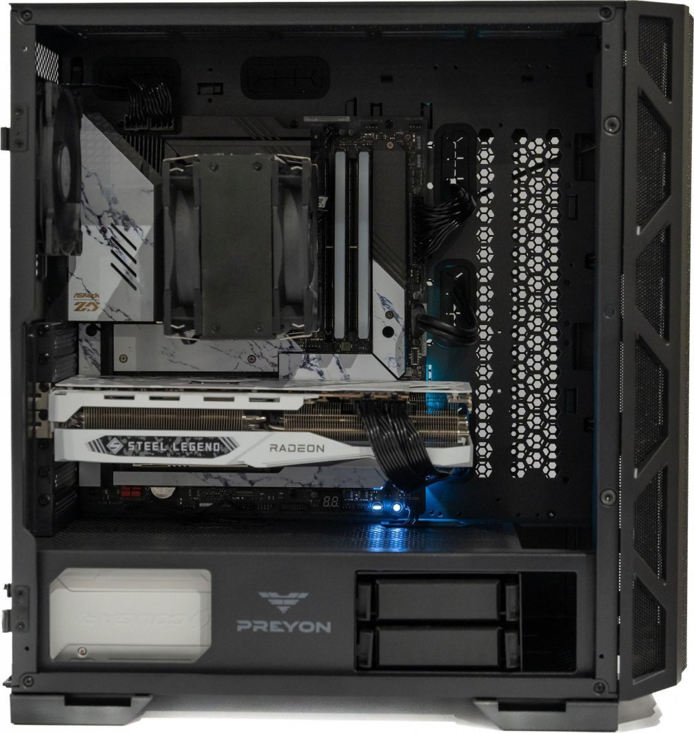 Kompjuter Nest PRO 800 AMD Ryzen 5 7600X, 32 GB RAM, Nvidia RTX 4060, 1 TB M.2 SSD, Windows 11 Home