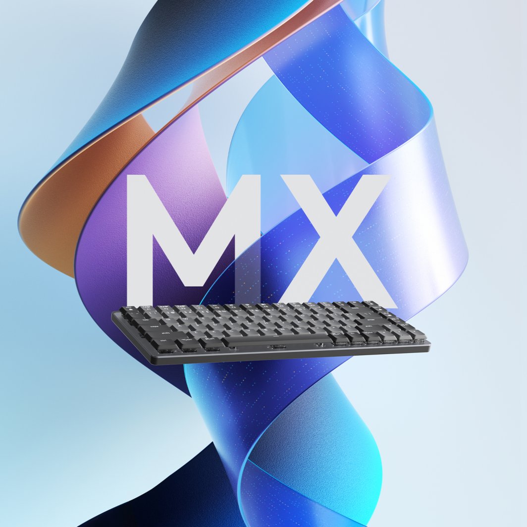 Tastierë Logitech MX Mechanical Mini, hirtë