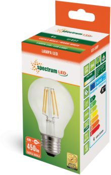 Poç elektrik Spectrum LED GLS, transparent