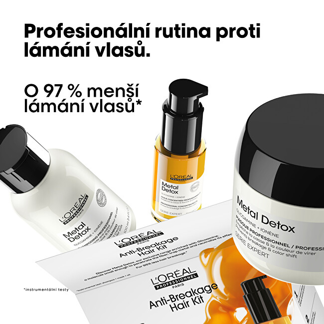 Set Metal Detox për flokë të ngjyrosur dhe të dëmtuar L'Oréal Professionnel
