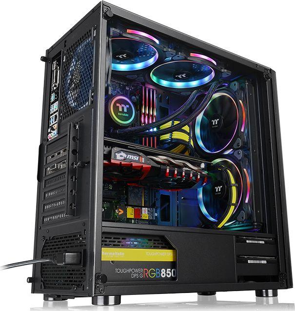 Kasë Thermaltake V200 TG RGB Edition, Midi Tower