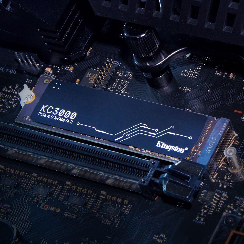 SSD диск Kingston KC3000, 512GB, M.2 2280 PCI-E x4 Gen4 NVMe