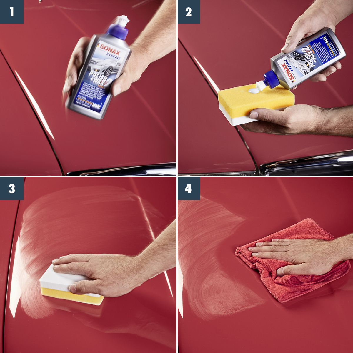 Polirues dhe wax për veturë Sonax Xtreme, 250 ml