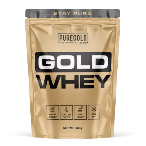 Suplemente Puregold Gold Whey, Strawberry, 500g