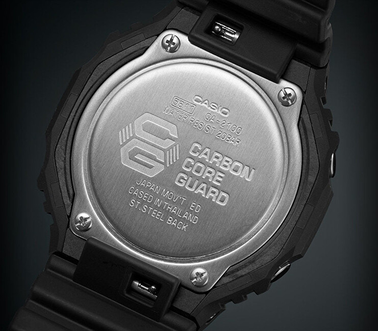Orë dore Casio G-Shock Original Carbon Core Guard GA-2100-1AER