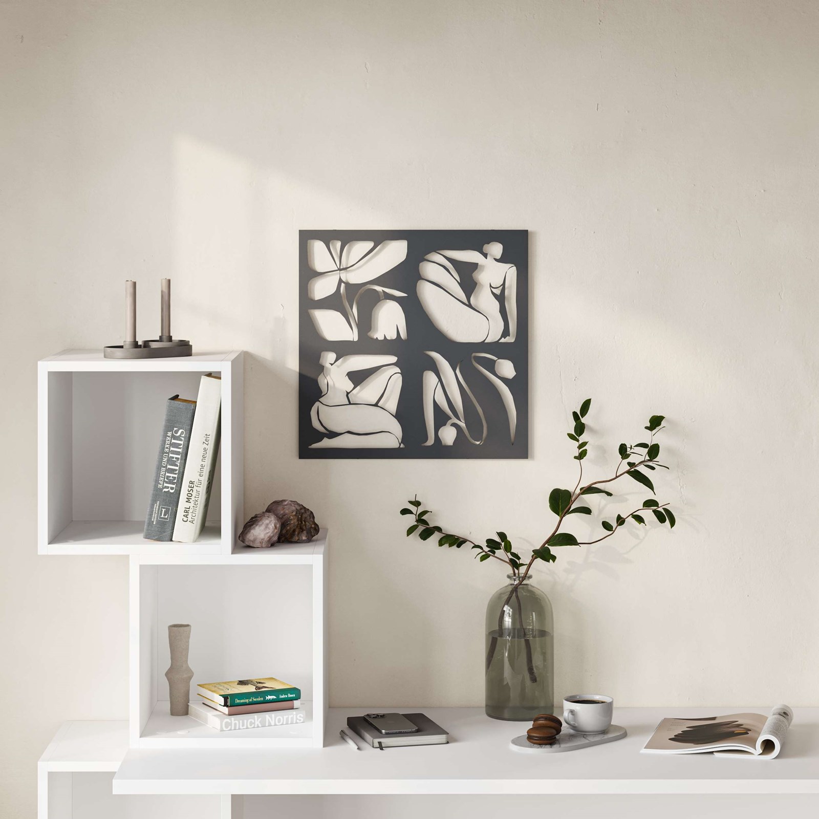 Dekor metalik Decortie Aitus 45 x 45cm , i zi