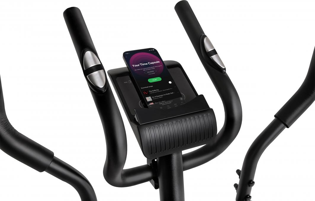 Biçikletë eliptike për ushtrime Zipro Shox RS, e zezë / bardhë