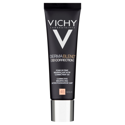 Pudër e lëngshme Vichy Dermablend 3D Correction, Gold 45, 30ml