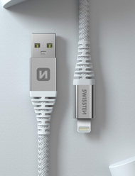 Kabllo SWISSTEN Kevlar Usb Lightning, 1.5m