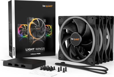 Ventilator Be quiet! Light Wings PWM (BL078), 140 mm, 3 copë 