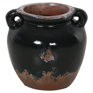 Vazo dekorative Φ24x23Hcm (HM4380), zezë