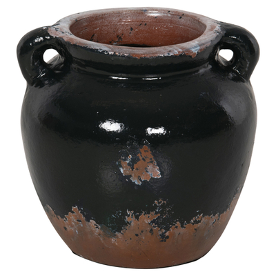 Vazo dekorative Φ24x23Hcm (HM4380), zezë