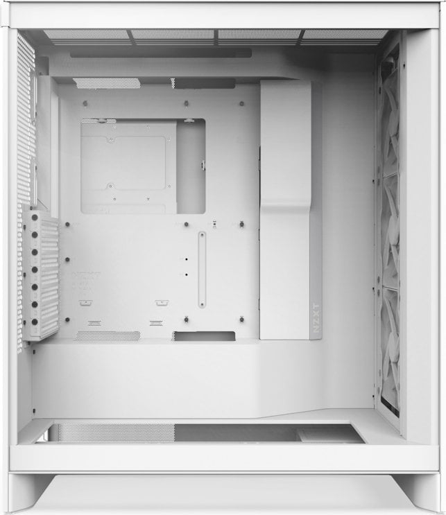 Куќиште за компјутер Nzxt H7 Flow, бело, Midi Tower