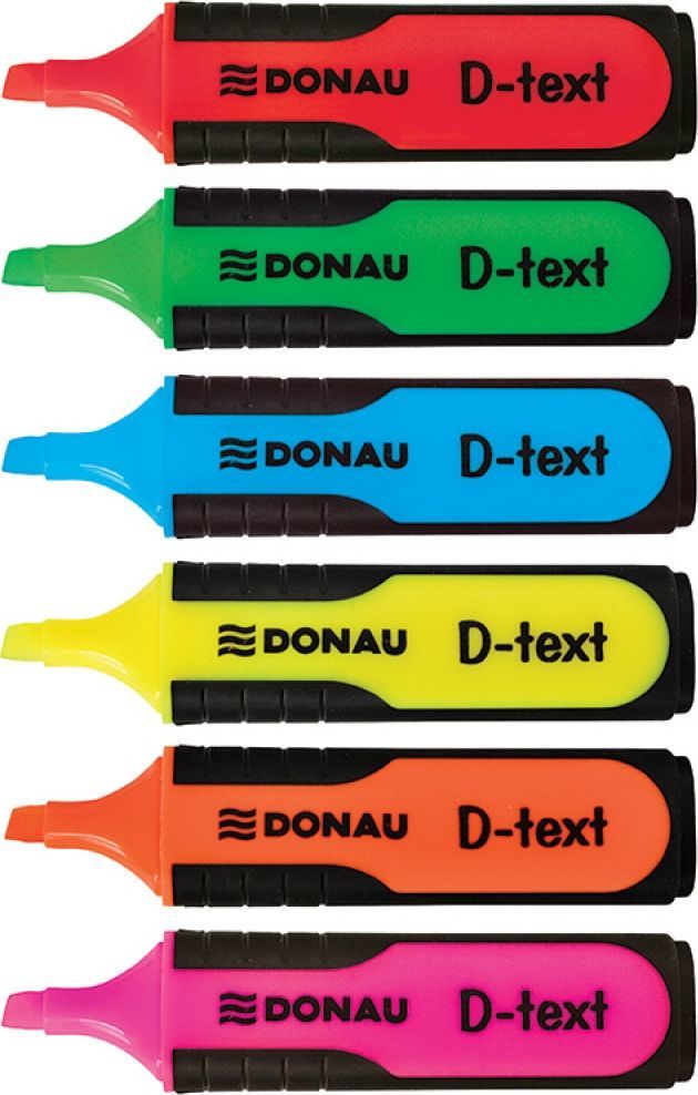 Set markera Q-Connect FLUOR (7358906PL-99), 6 copë, shumëngjyrësh