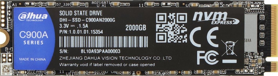 Disk SSD Dahua Technology C900A, 2TB, M.2 2280 PCI-E x4 Gen3 NVMe